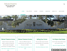 Tablet Screenshot of pelican-preserve-realestate.com